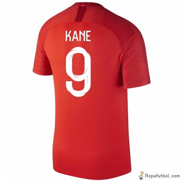 Camiseta Inglaterra Replica Segunda Ropa Kane 2018 Rojo